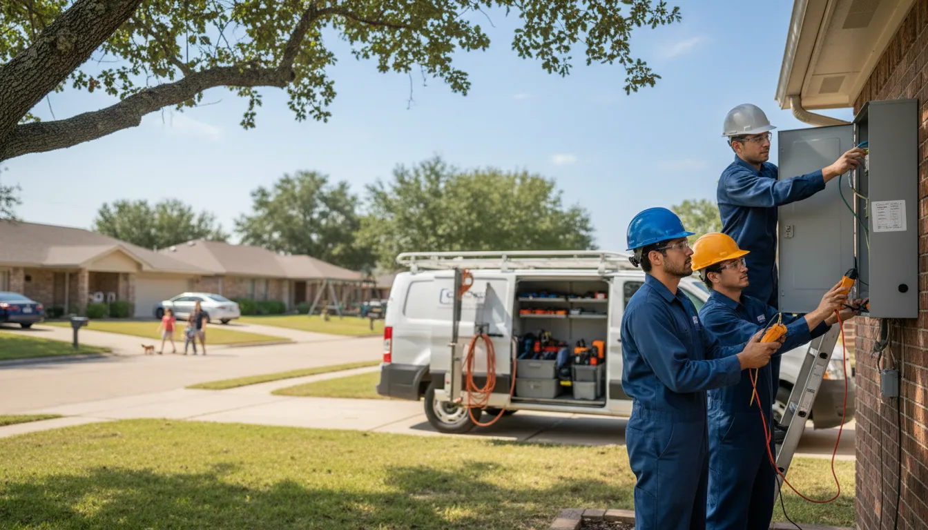 Certified electrician providing emergency electrical services in Trinity, AL